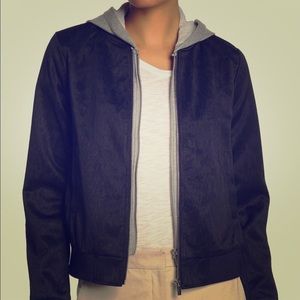 NWT Laundry Bomber w/Removable Hooded Sweatshirt